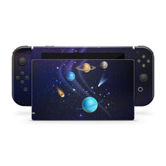 Nintendo switches skin Galaxy , Purple switch skin Cute Kawaii skin Premium Vinyl 3M Decal Stickers Full Cover