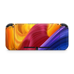 Nintendo switches skin Abstract Colorful , Purple switch skin Fluid Twistings skin Premium Vinyl 3M Decal Stickers Full Cover