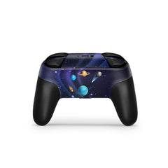 Nintendo Switch Pro Controller Skin Galaxy, Purple Space skin Kawaii pro controller Full cover 3M premium vynl sticker