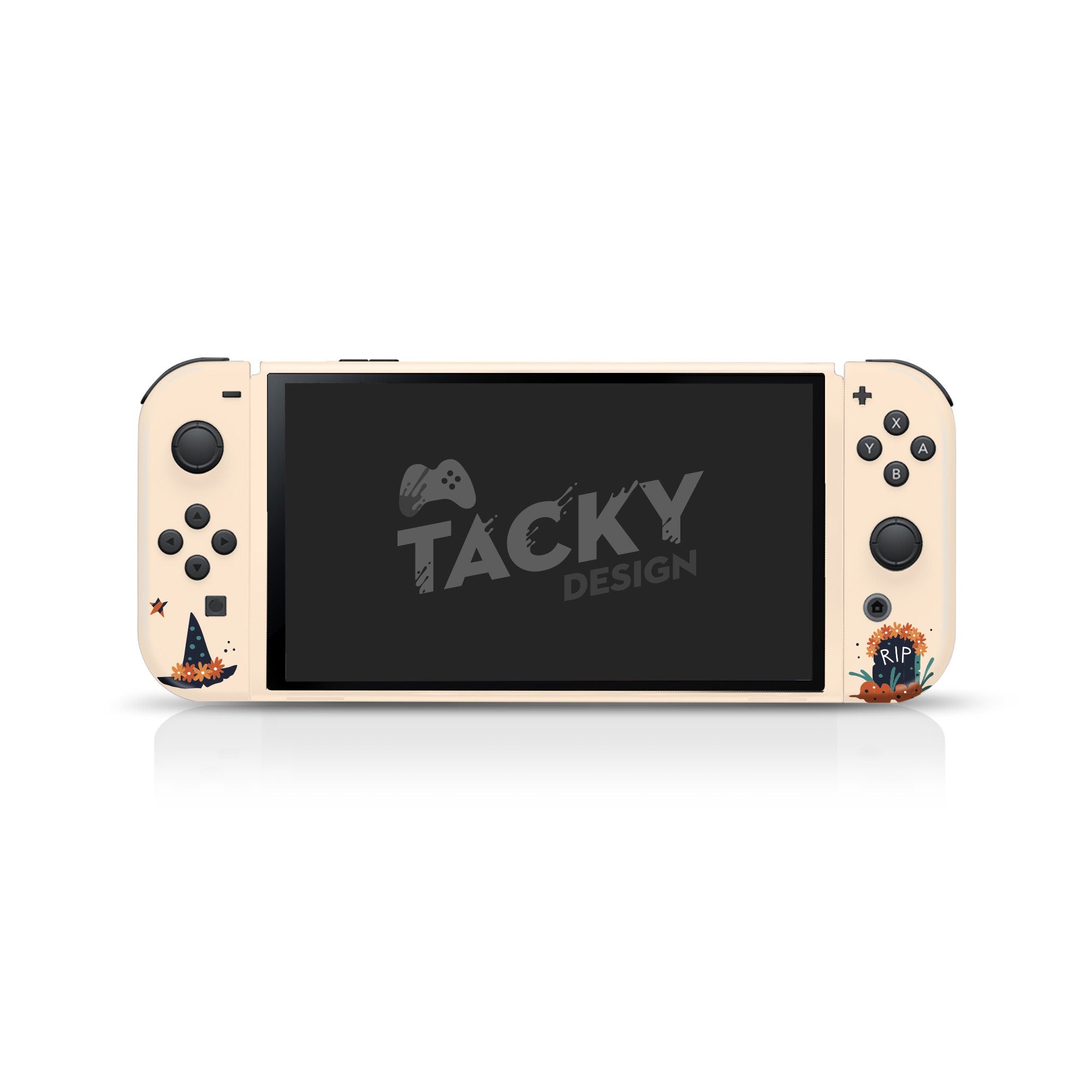 Spooky Nintendo Switches oled skin Halloween , Pumpkin Kawaii switch oled skin Full wrap cover decal vinyl 3m stickers