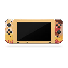 Nintendo switches Mushroom, Orange Flowers switch skin Full cover decal vinyl 3m stickers