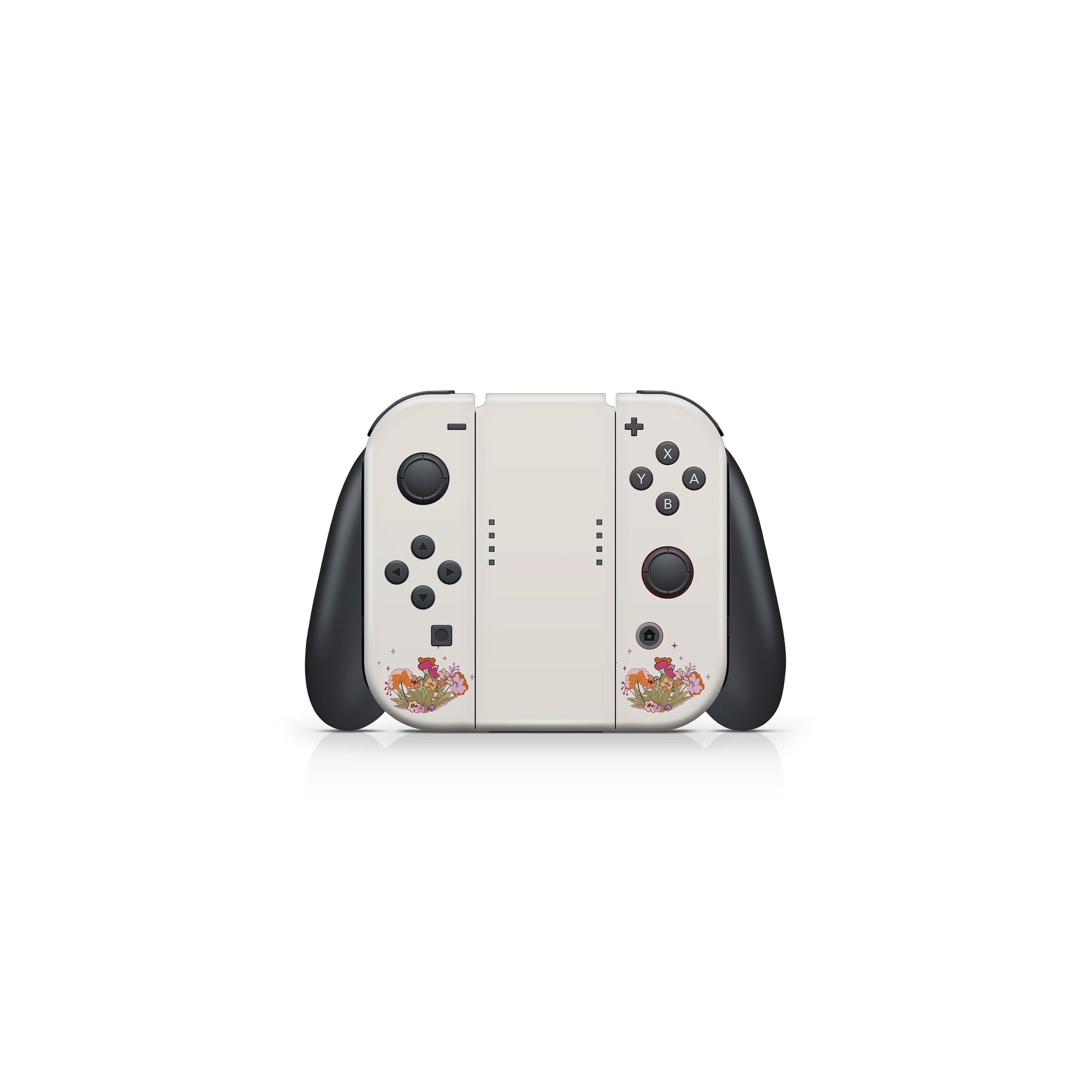 Nintendo switches skin 70's Retro, Mushroom Switch skin Kawaii cute Rainbow skin Premium Vinyl 3M Decal Stickers Full Cover