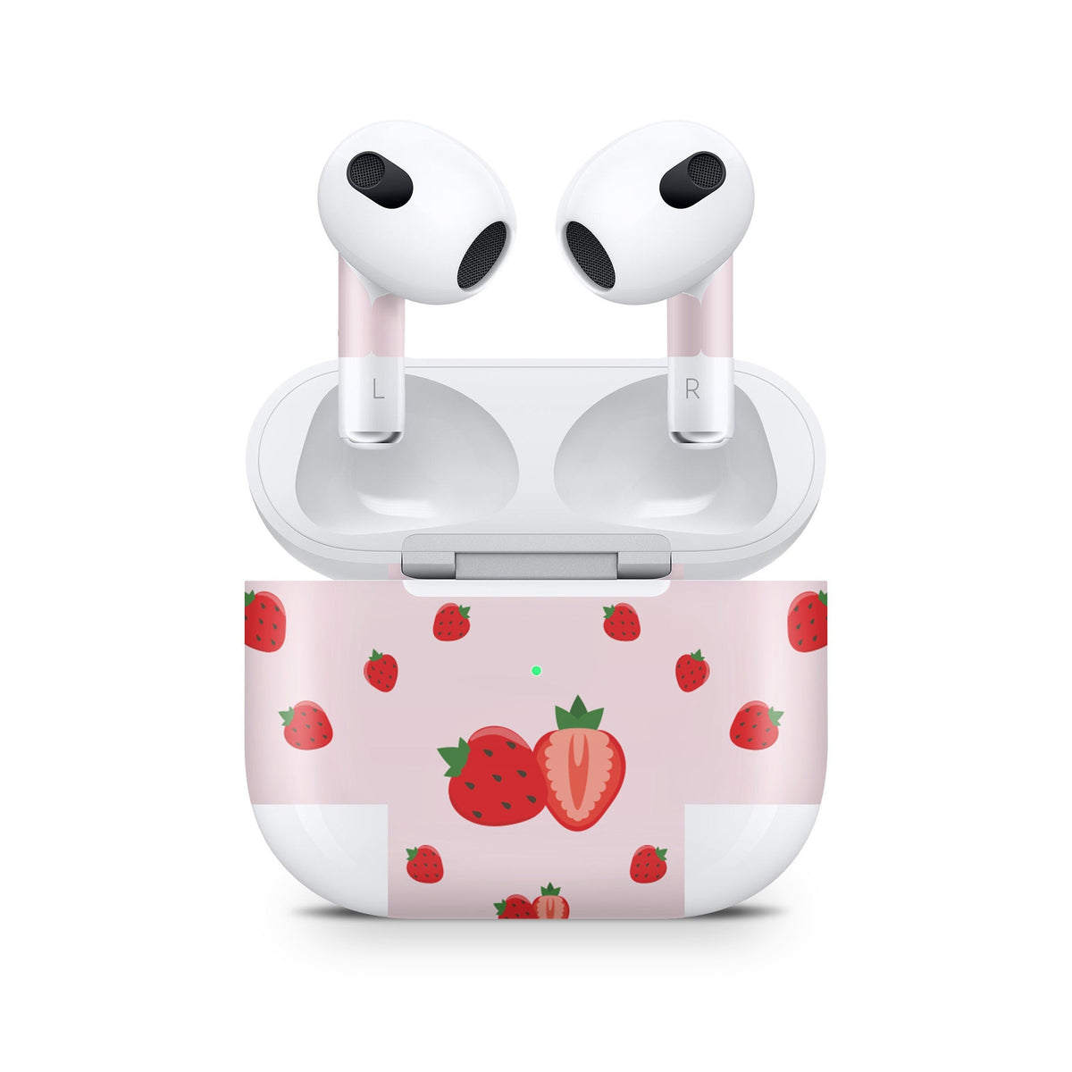 Kawaii Apple Airpod Skins, Pink Airpods Sticker for Airpods 3 skin Vinyl 3m, Airpods skin earbuds, Airpods Protective Full wrap Cover - Tackydesign