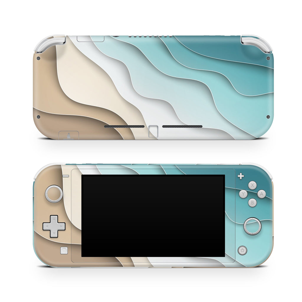 Nintendo switch Lite skin wave,Abstract switches lite skin Sea Full co
