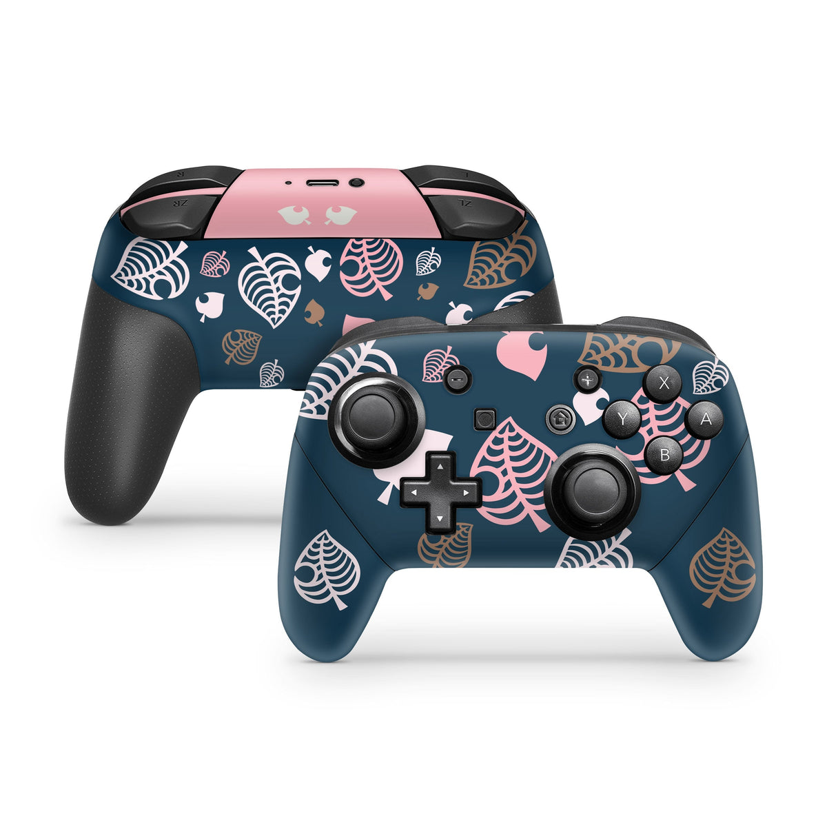 Nintendo Switch Pro Controller Skin Leaves , Colourful pro controller Full cover 3m - Tackydesign