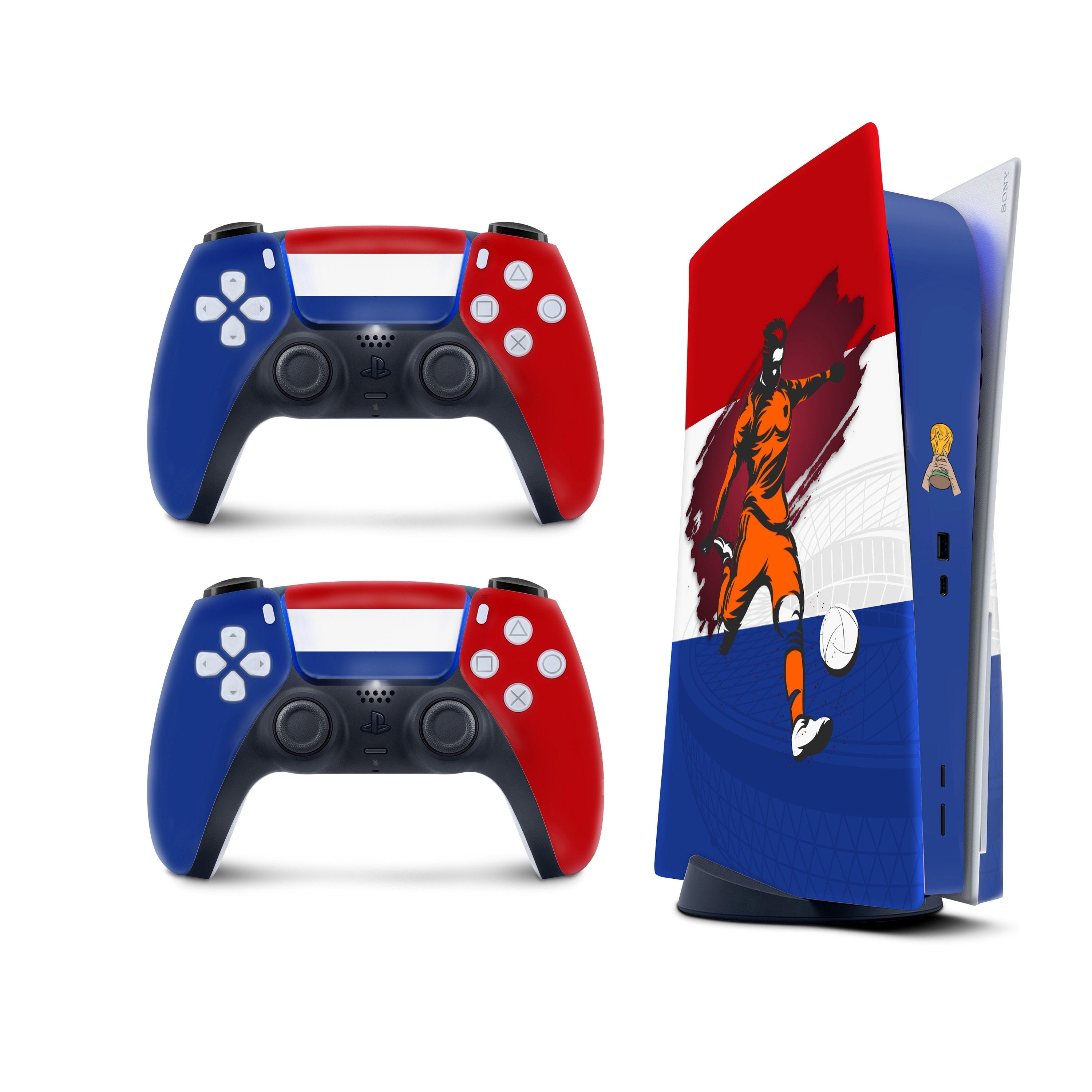 Ps5 skin World Cup Stickers 2022, National Teams Playstation 5 controller skin, Soccer Stickers Vinyl 3m stickers Full wrap cover - Tackydesign