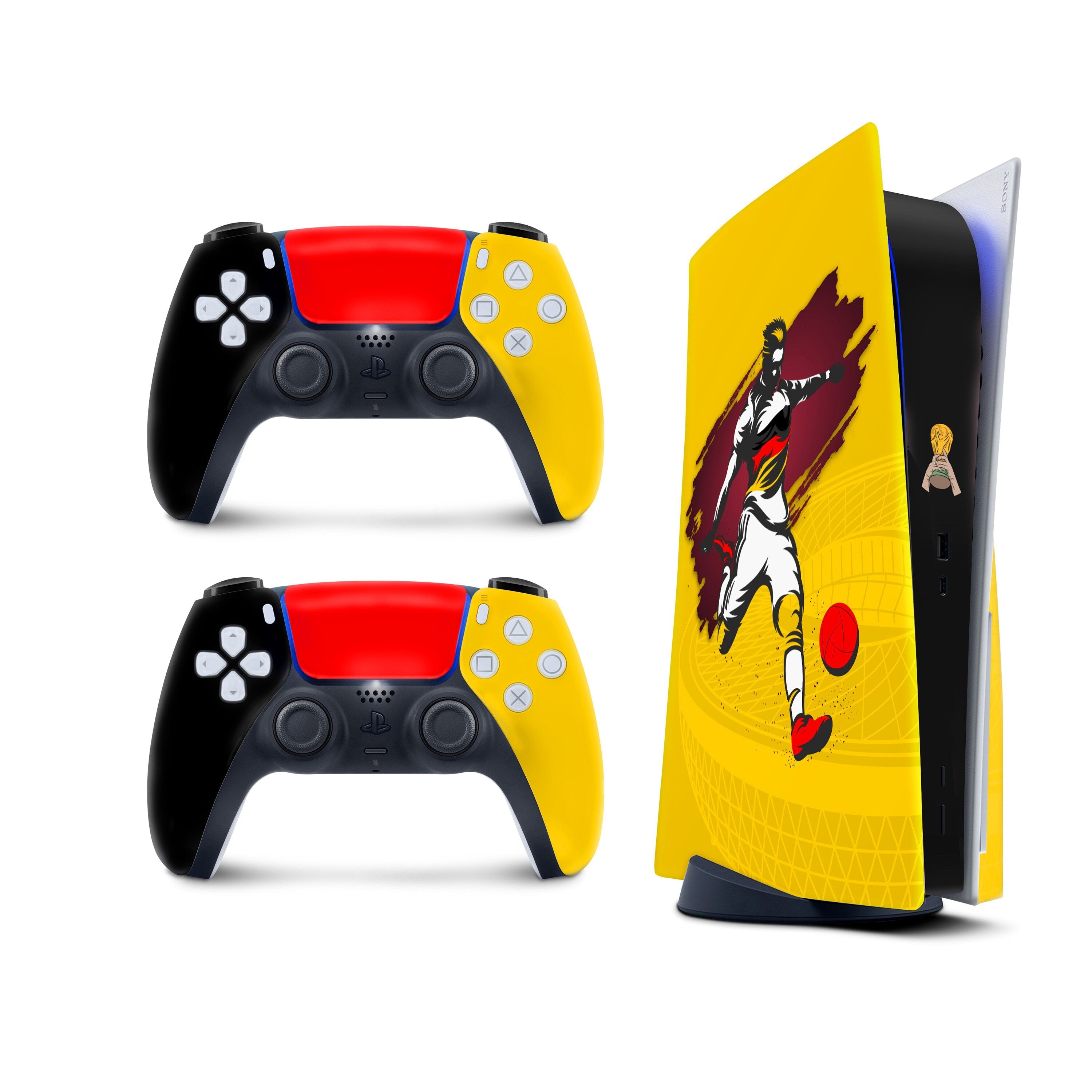 Ps5 skin World Cup Stickers 2022, National Teams Playstation 5 controller skin, Soccer Stickers Vinyl 3m stickers Full wrap cover - Tackydesign