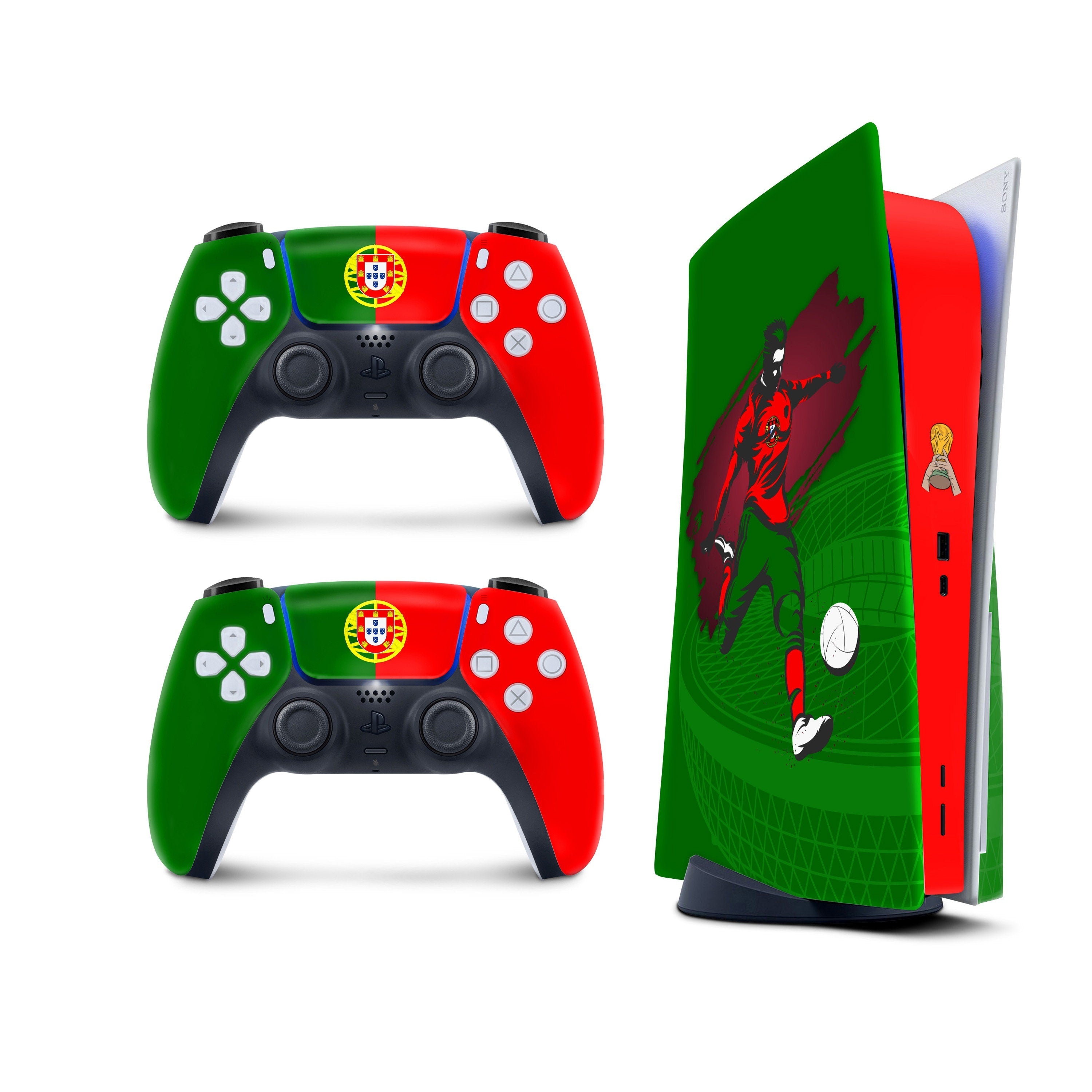 Ps5 skin World Cup Stickers 2022, National Teams Playstation 5 controller skin, Soccer Stickers Vinyl 3m stickers Full wrap cover - Tackydesign