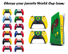 Ps5 skin World Cup Stickers 2022, National Teams Playstation 5 controller skin, Soccer Stickers Vinyl 3m stickers Full wrap cover - Tackydesign