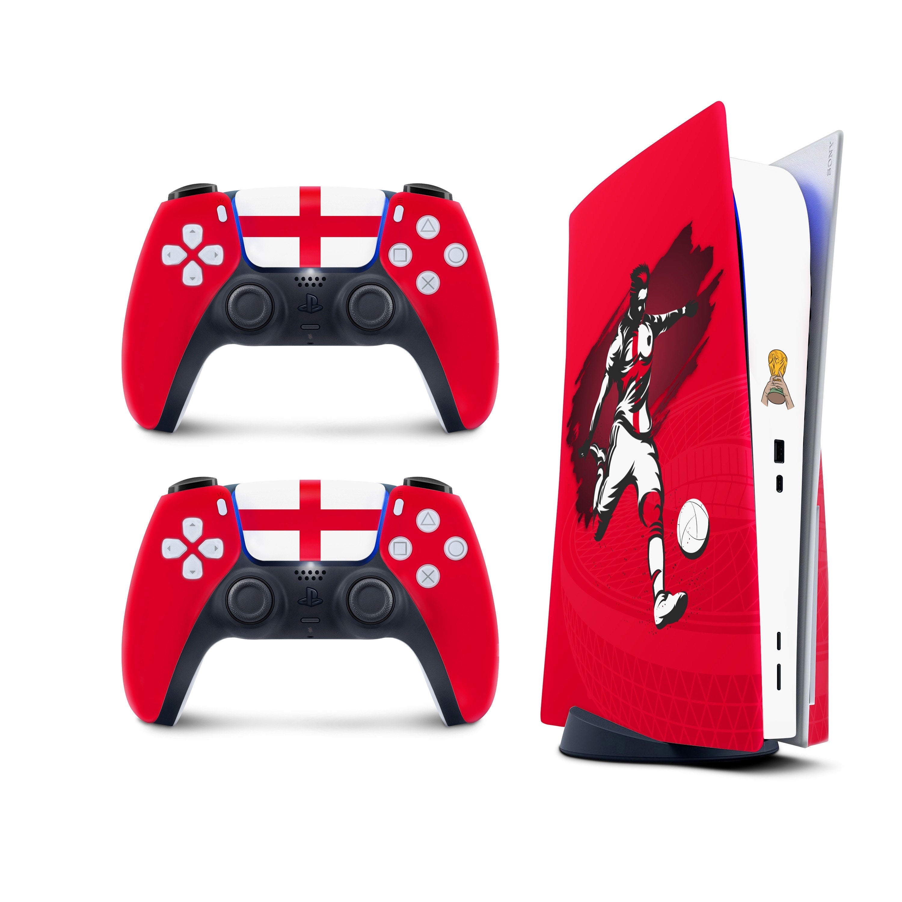 Ps5 skin World Cup Stickers 2022, National Teams Playstation 5 controller skin, Soccer Stickers Vinyl 3m stickers Full wrap cover - Tackydesign