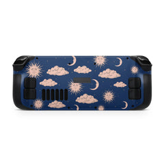 Purple Moon Steam Deck skin, Zodiac Pastel Color Steam Deck Kawaii Decal Full Wrap cover Vinyl 3m Sticker - Tackydesign