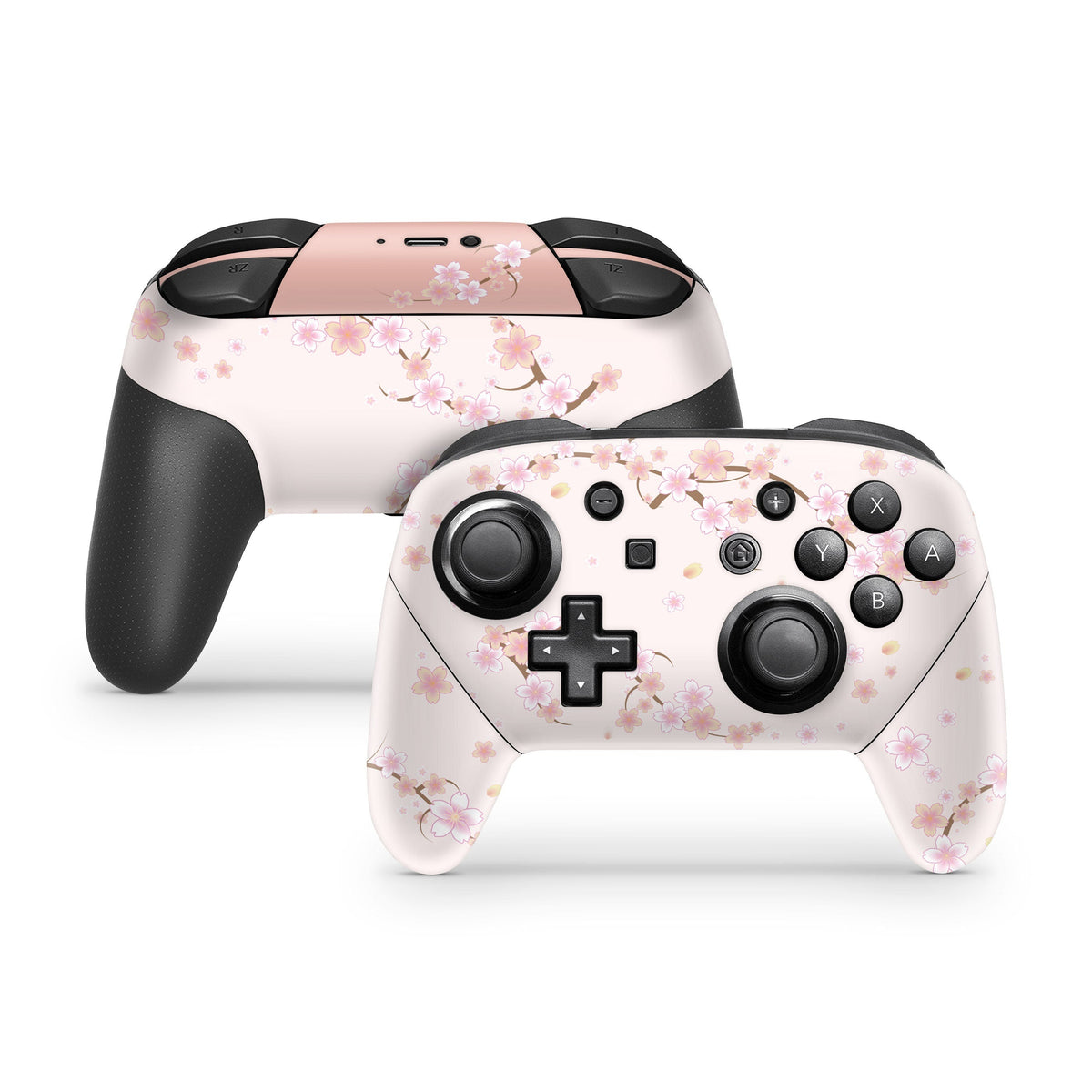 Sakura Nintendo Switch Pro Controller Skin , Blossom pro controller Full cover 3m - Tackydesign