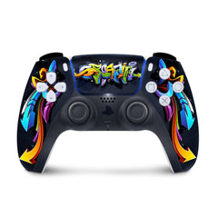 Skater Ps5 skin, Playstation 5 controller skin, Vinyl 3m stickers Full wrap cover - Tackydesign