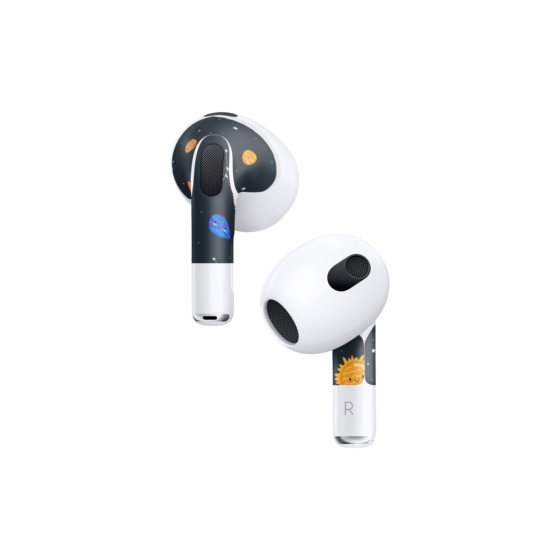 Space Apple Airpod Skins, Galaxy Airpods Sticker for Airpods 3 skin Vinyl 3m, Airpods skin earbuds, Airpods Protective Full wrap Cover - Tackydesign