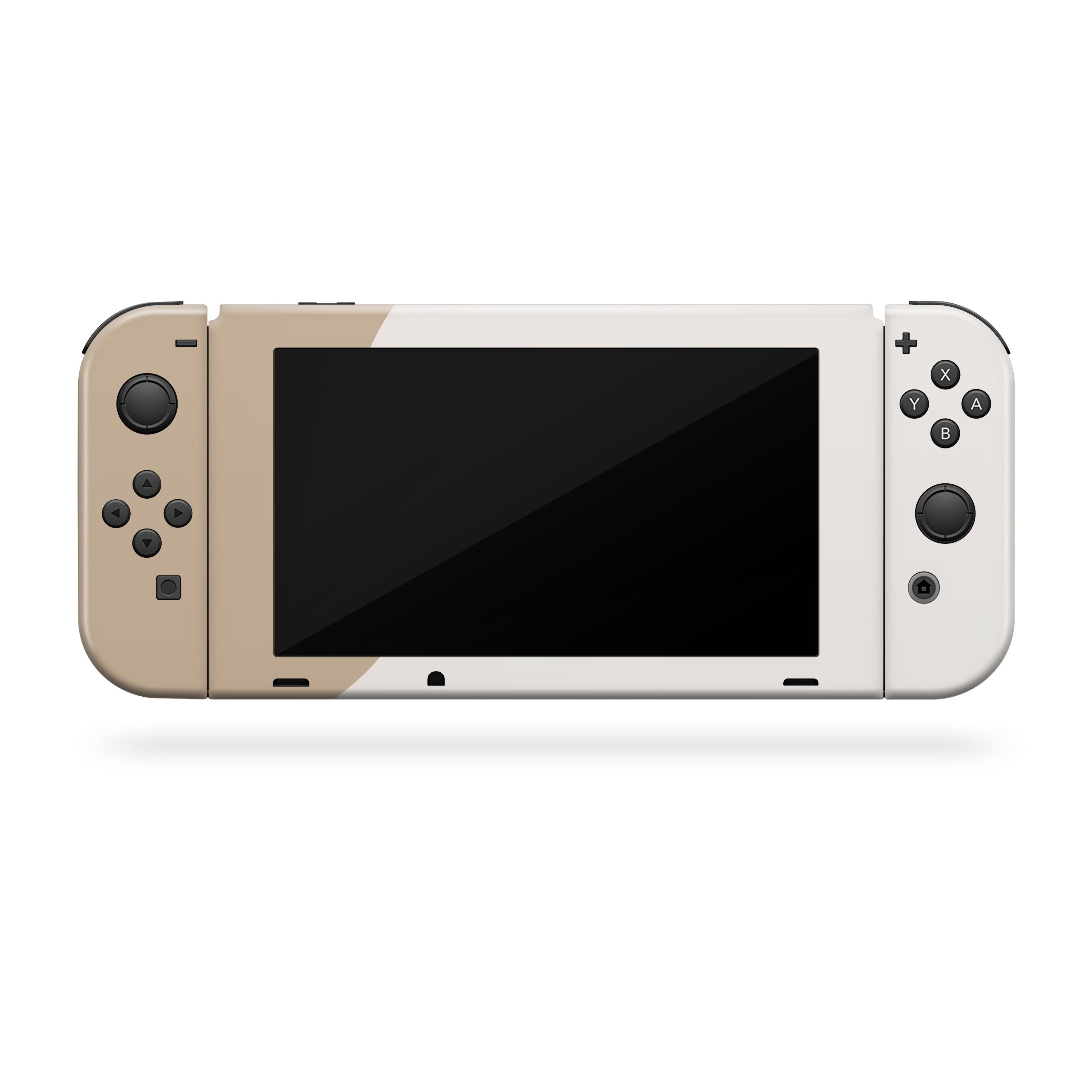 TACKY DESIGN Brown Colorwave Nintendo Switch Skin Wrap | Color Blocking 3M Vinyl Cover - Tackydesign