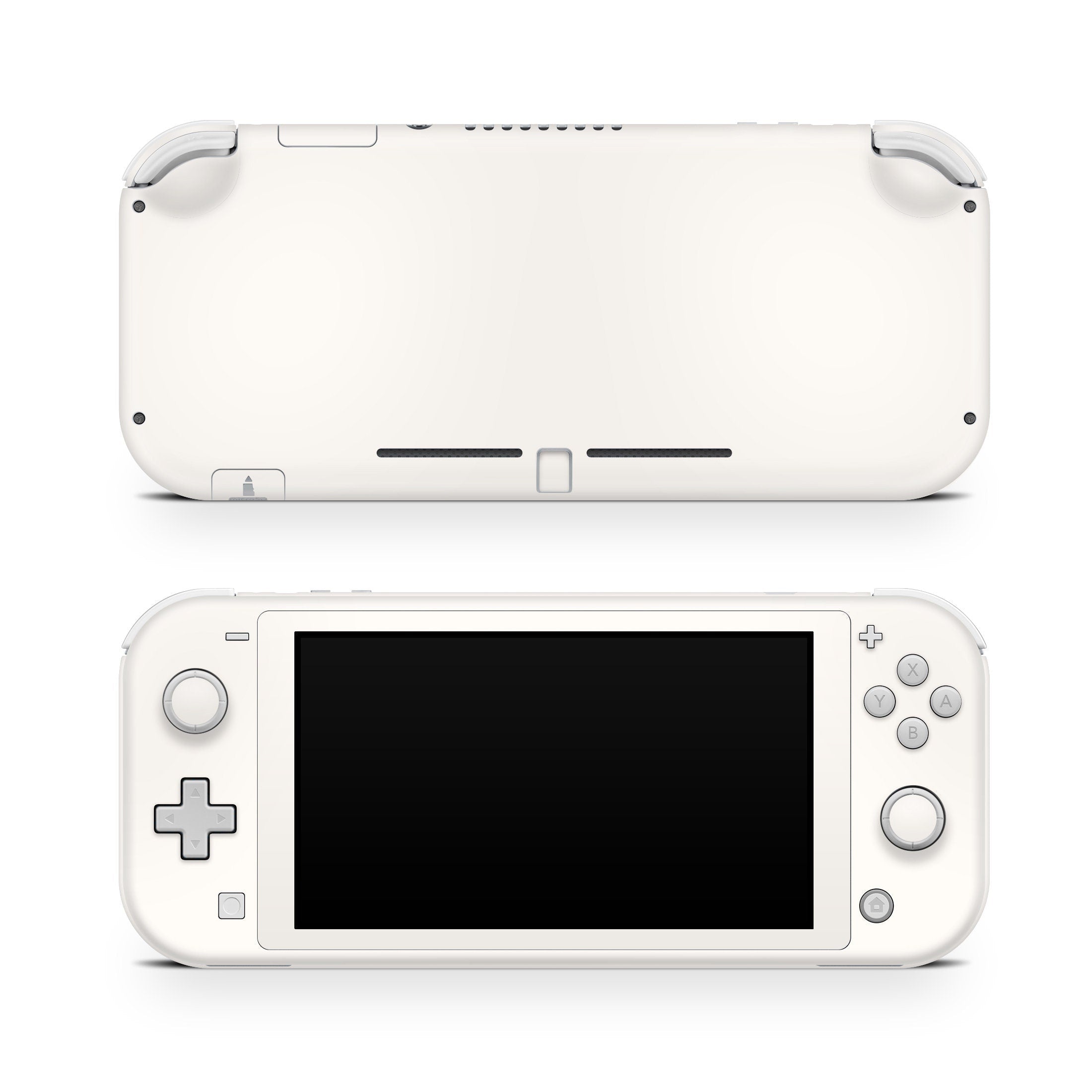 TACKY DESIGN Classic Nintendo Switch Lite Skin Wrap | Pastel Solid Color Green, Peach, and White 3M Vinyl Full Cover - Tackydesign
