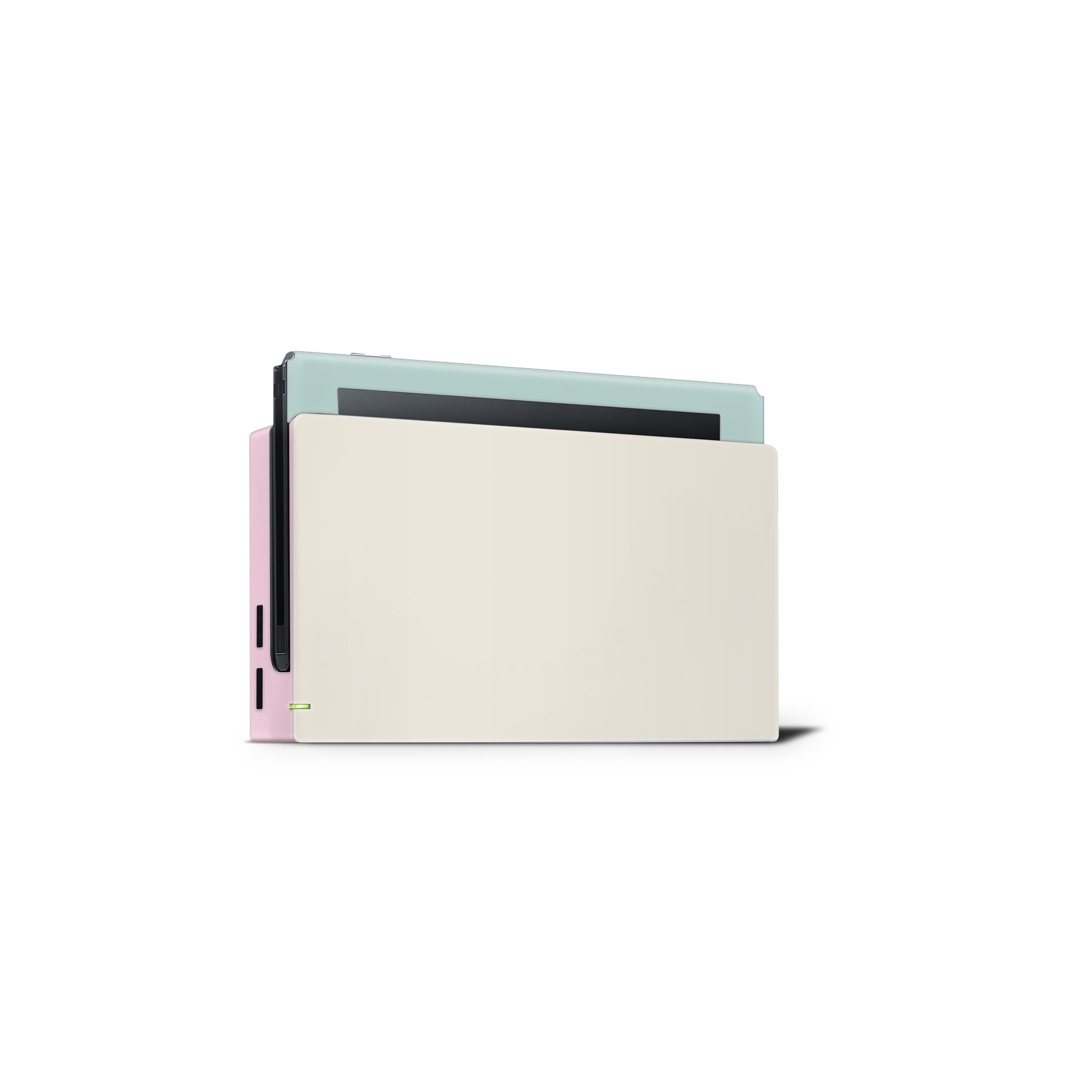 TACKY DESIGN Colorwave Nintendo Switch Skin Wrap | Blue Pastel Color Blocking 3M Vinyl Cover - Tackydesign