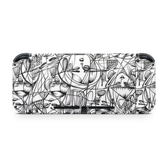 TACKY DESIGN Doodles Nintendo Switch Skin Wrap | Anime 3M Vinyl Cover - Tackydesign