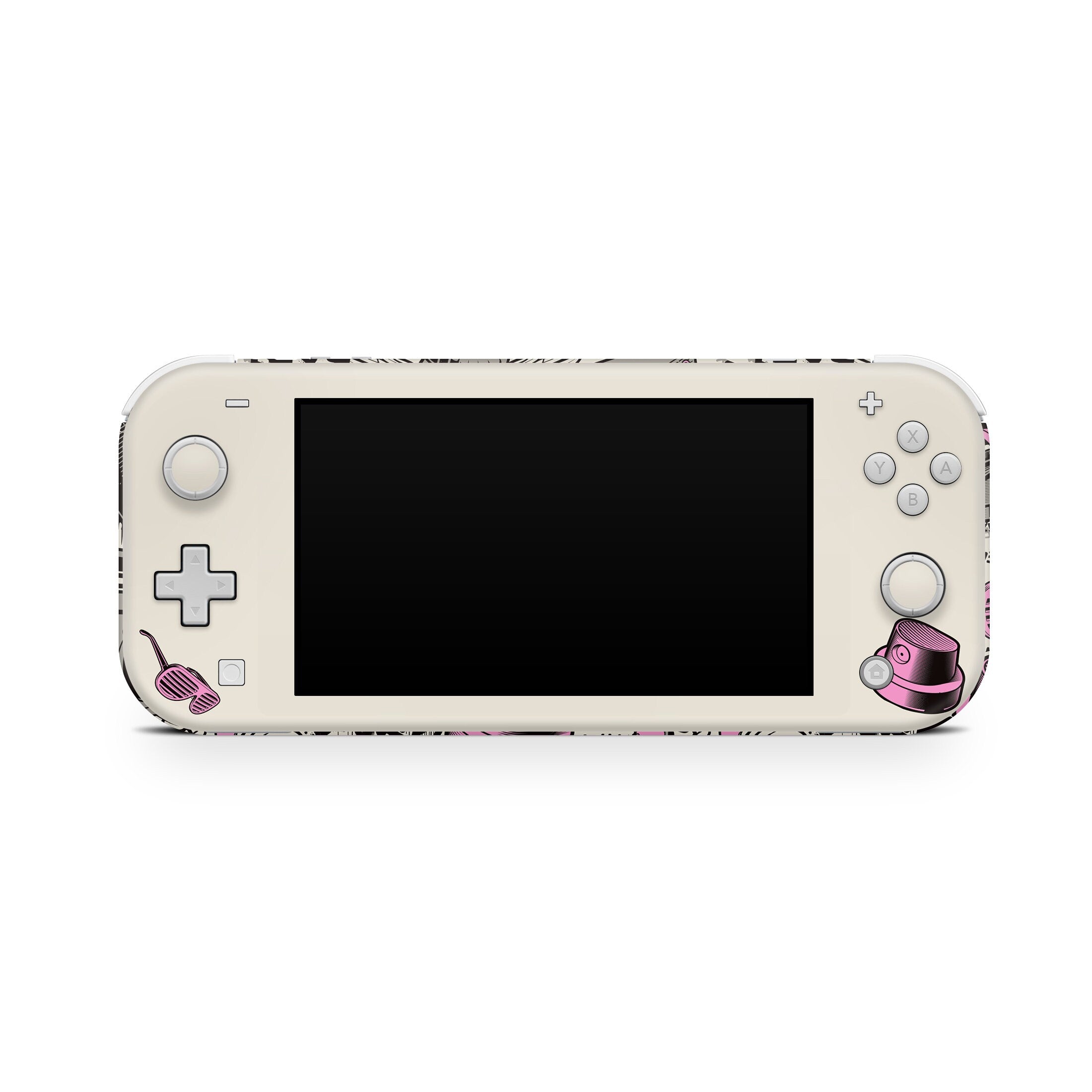 TACKY DESIGN Graffiti Nintendo Switch Lite Skin Wrap | Pink Spooky Kawaii Halloween 3M Vinyl Full Cover - Tackydesign