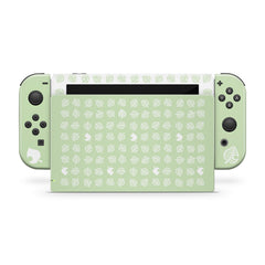 TACKY DESIGN Green Leaves Nintendo Switch Skin Wrap | 3M Vinyl Full Cover - Tackydesign