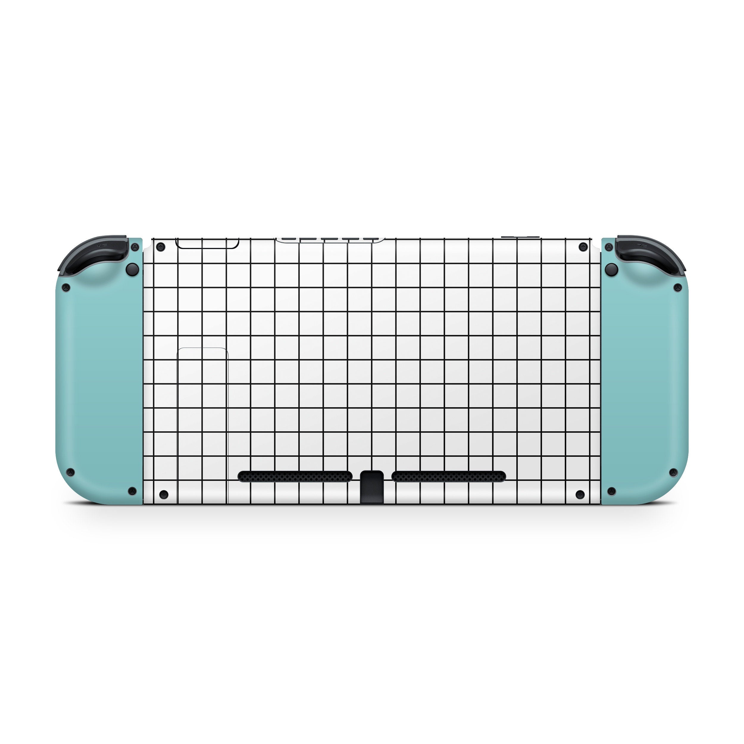 TACKY DESIGN Grid Nintendo Switch Skin Wrap | Kawaii 3M Vinyl Full Cover Decal Stickers - Tackydesign