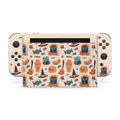 TACKY DESIGN Halloween Nintendo Switch Skin Wrap | Beuie 3M Vinyl Full Cover Decal Stickers - Tackydesign