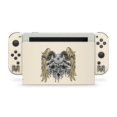 TACKY DESIGN Halloween Nintendo Switch Skin Wrap | Skull 3M Vinyl Full Cover Decal Sticker - Tackydesign