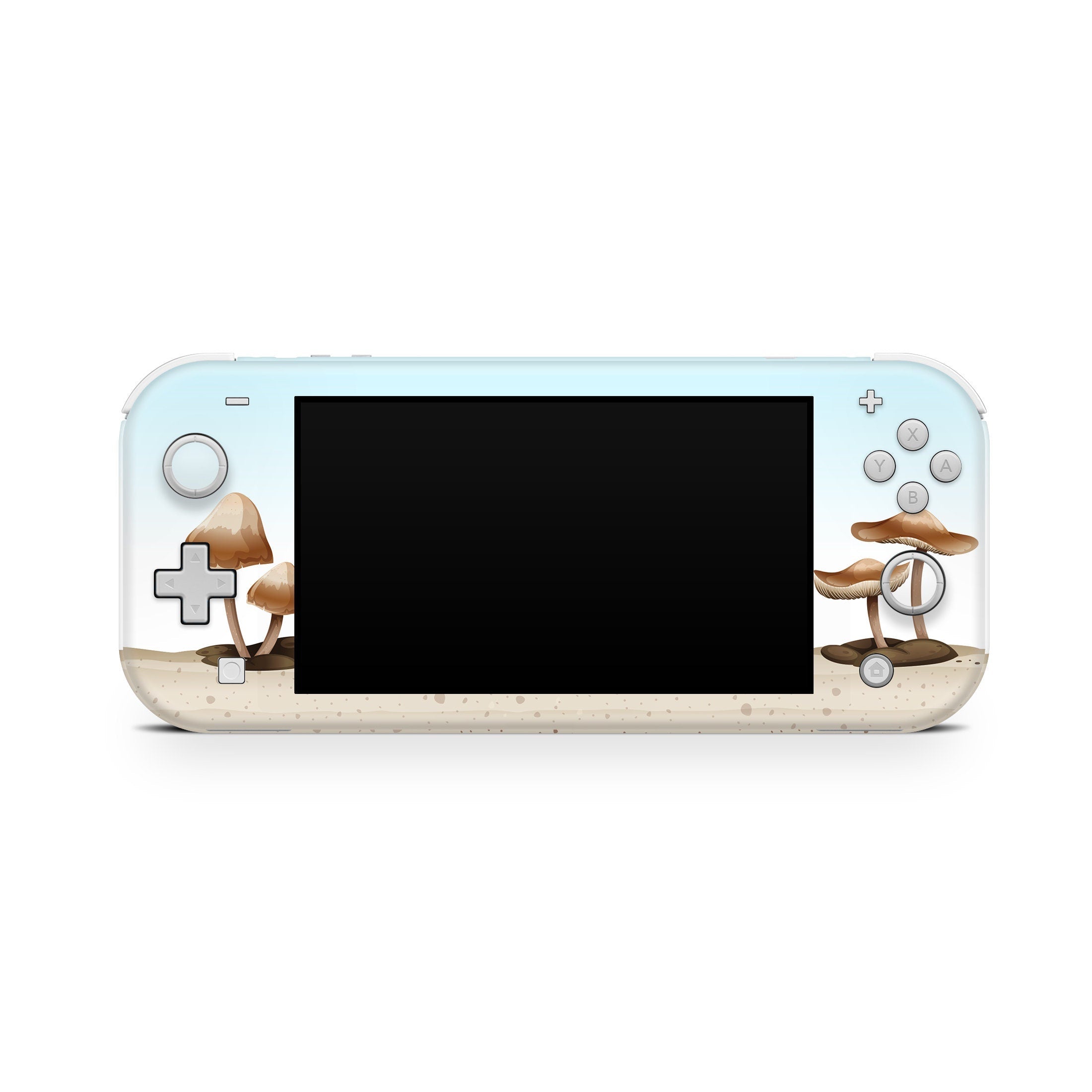 TACKY DESIGN Mushroom Nintendo Switch Lite Skin Wrap | Kawaii Mushroom 3M Vinyl Full Cover - Tackydesign