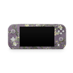 TACKY DESIGN Nintendo Switch Lite Skin Wrap | Almond Blossoms by Van Gogh Pastel Purple 3M Vinyl Full Cover - Tackydesign