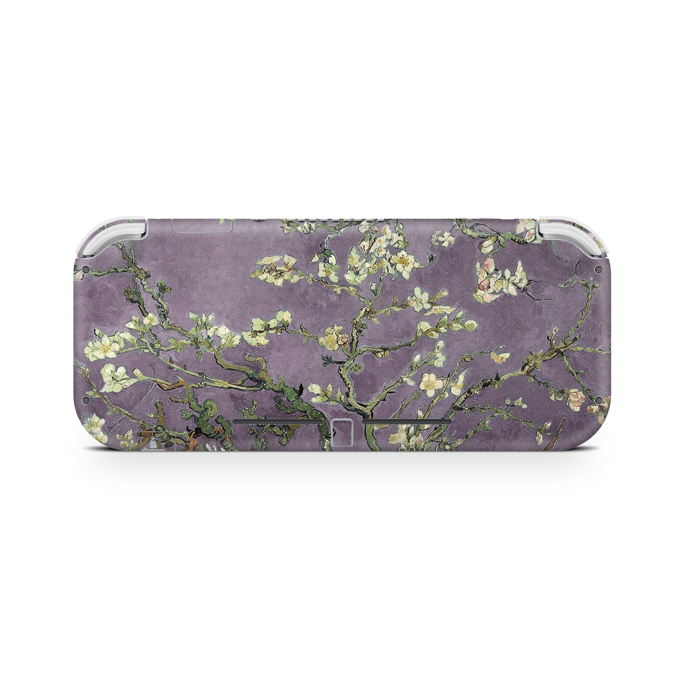 TACKY DESIGN Nintendo Switch Lite Skin Wrap | Almond Blossoms by Van Gogh Pastel Purple 3M Vinyl Full Cover - Tackydesign