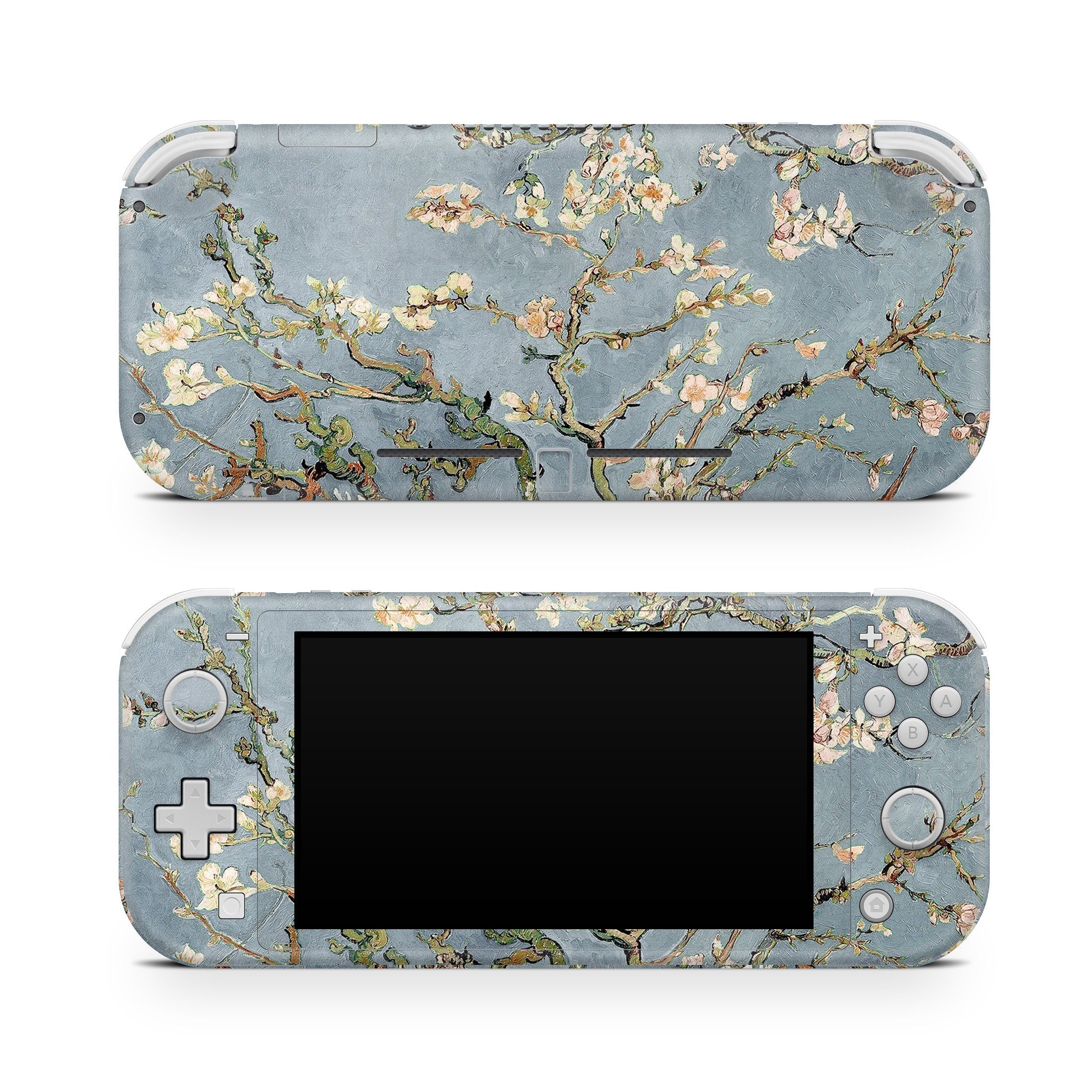 TACKY DESIGN Nintendo Switch Lite Skin Wrap | Almond Blossoms Multi - Color 3M Vinyl Full Cover - Tackydesign
