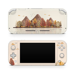 TACKY DESIGN Nintendo Switch Lite Skin Wrap | Beige Pastel Mountains 3M Vinyl Full Cover - Tackydesign