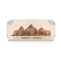 TACKY DESIGN Nintendo Switch Lite Skin Wrap | Beige Pastel Mountains 3M Vinyl Full Cover - Tackydesign