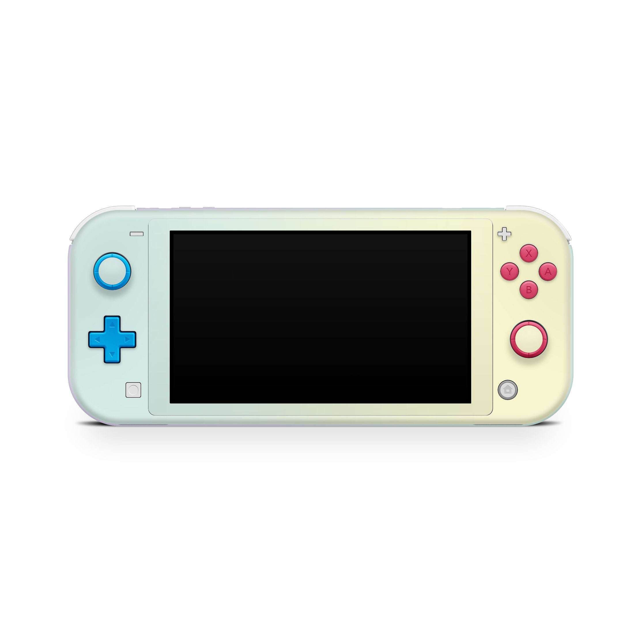 TACKY DESIGN Nintendo Switch Lite Skin Wrap | Iridescent Pastel Duo Color Blue & Yellow 3M Vinyl Full Cover - Tackydesign
