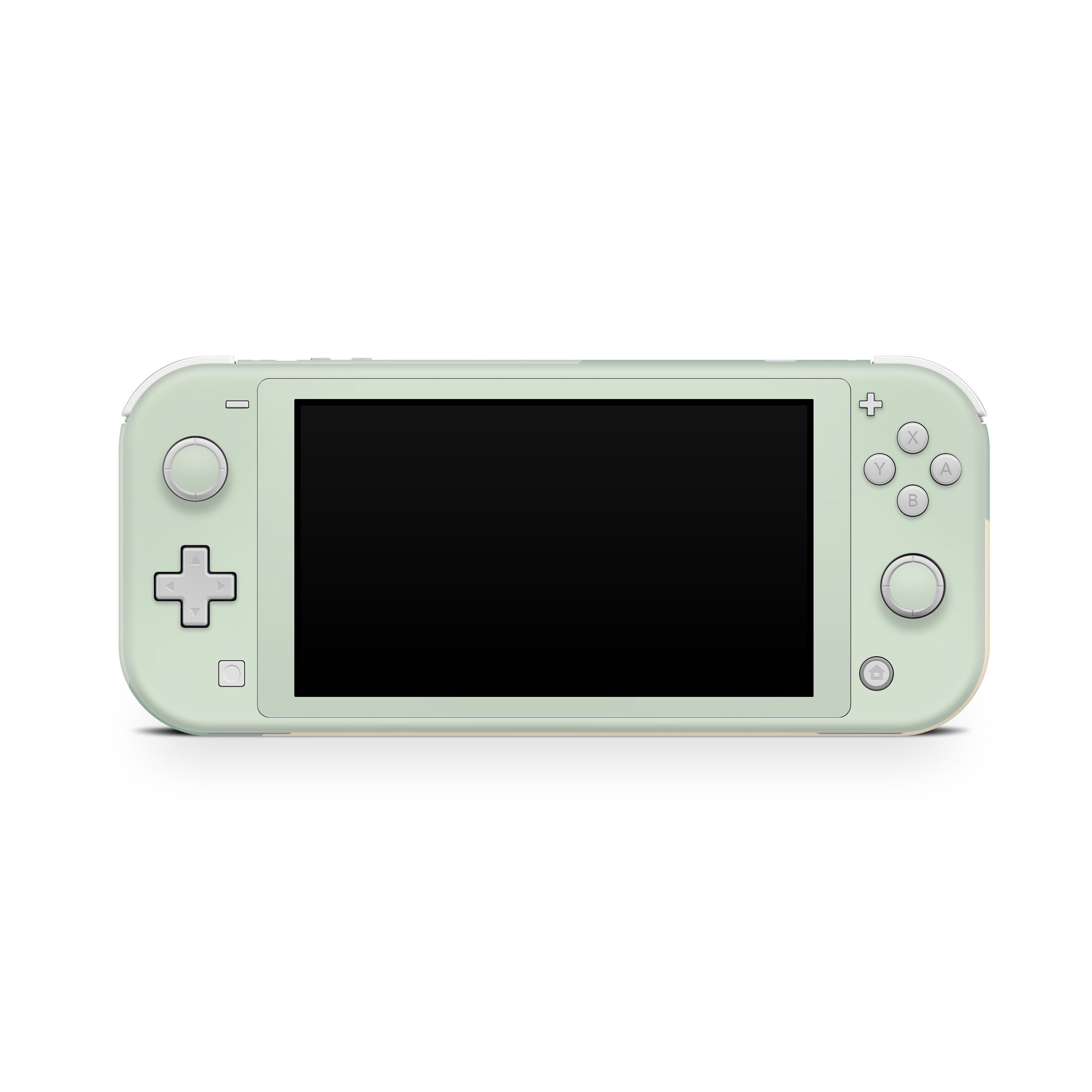 TACKY DESIGN Nintendo Switch Lite Skin Wrap | Pastel Color Blocking Colorwave Green 3M Vinyl Full Cover - Tackydesign