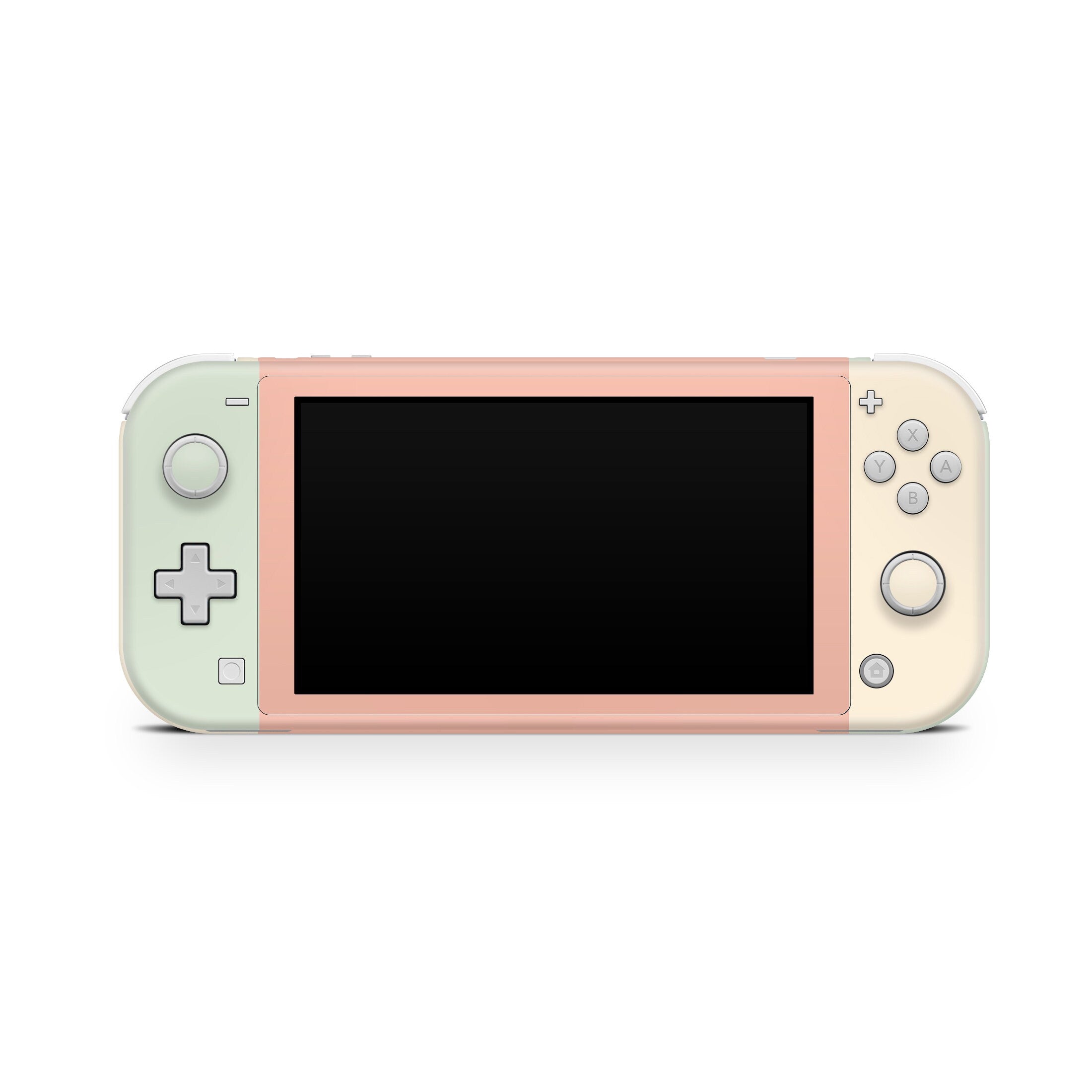 TACKY DESIGN Nintendo Switch Lite Skin Wrap | Pastel Colorwave Color Blocking Orange 3M Vinyl Full Cover - Tackydesign