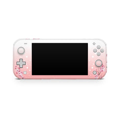 TACKY DESIGN Nintendo Switch Lite Skin Wrap | Sakura Cherry Blossom Beige 3M Vinyl Full Cover - Tackydesign