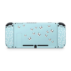 TACKY DESIGN Panda Nintendo Switch Skin Wrap | Pale Blue 3M Vinyl Cover - Tackydesign