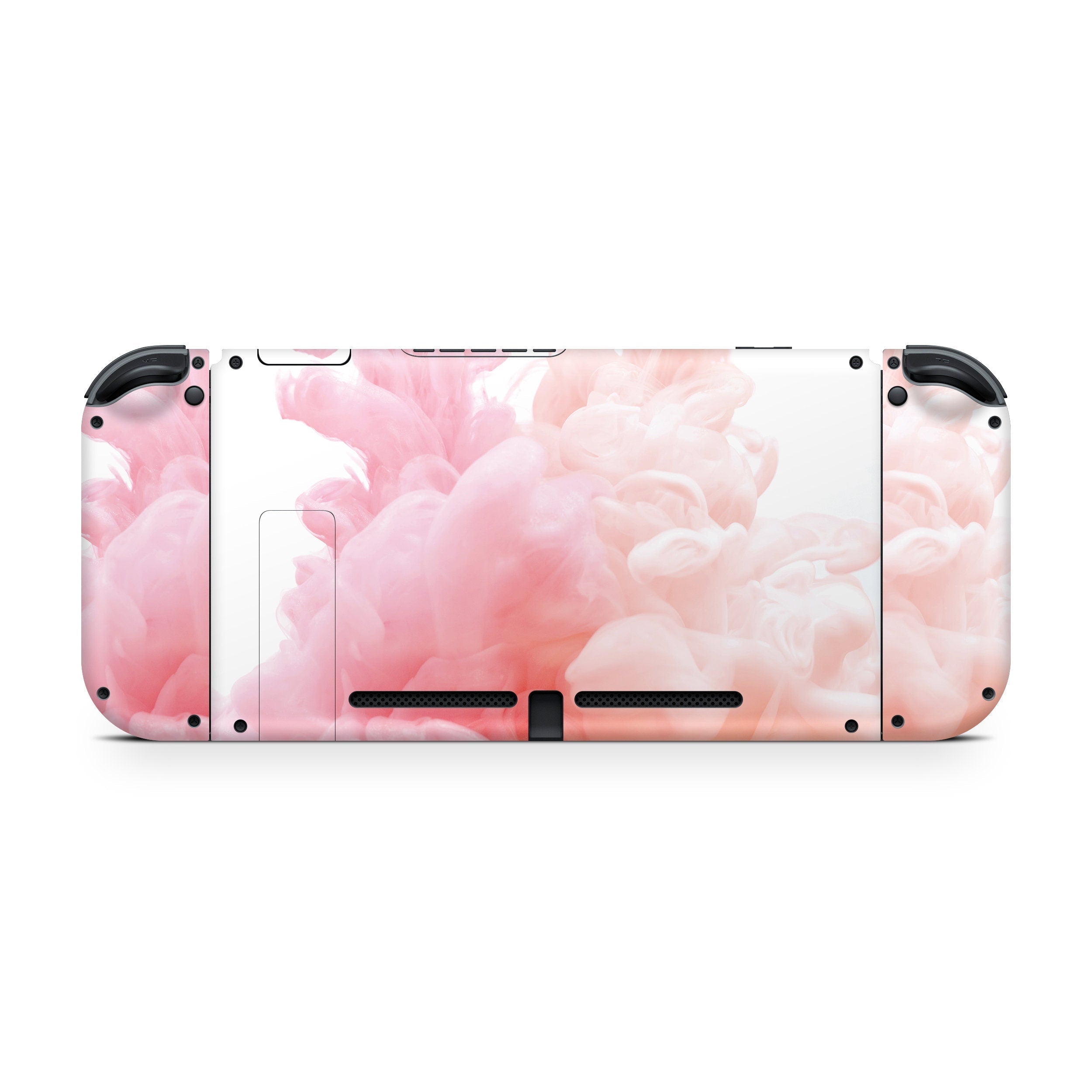 TACKY DESIGN Pink Ink Jet Nintendo Switch Skin Wrap | Kawaii 3M Vinyl Full Cover - Tackydesign