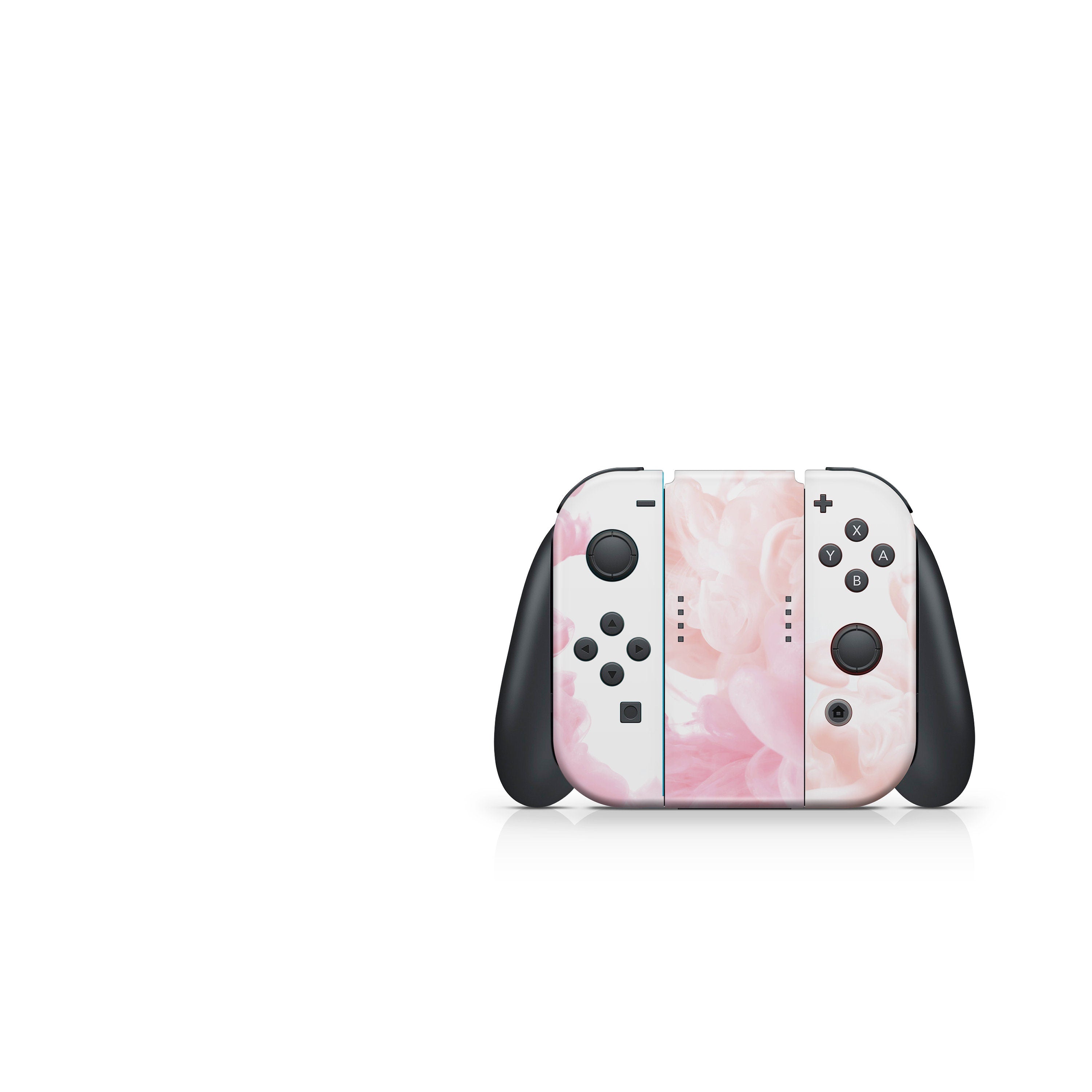 TACKY DESIGN Pink Ink Jet Nintendo Switch Skin Wrap | Kawaii 3M Vinyl Full Cover - Tackydesign