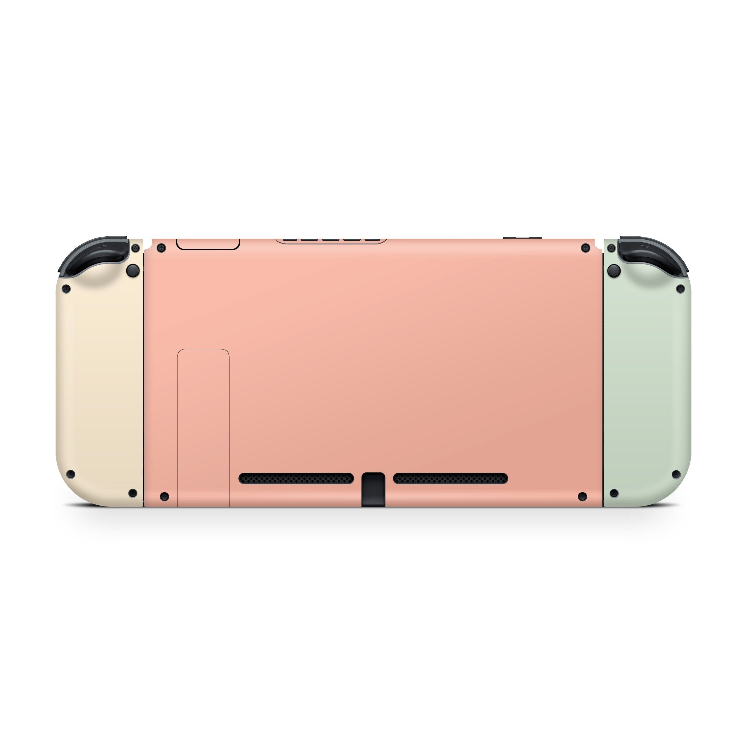 TACKY DESIGN Retro Color Blocking Nintendo Switch Skin Wrap | BeigeColorwave 3M Vinyl Full Cover - Tackydesign