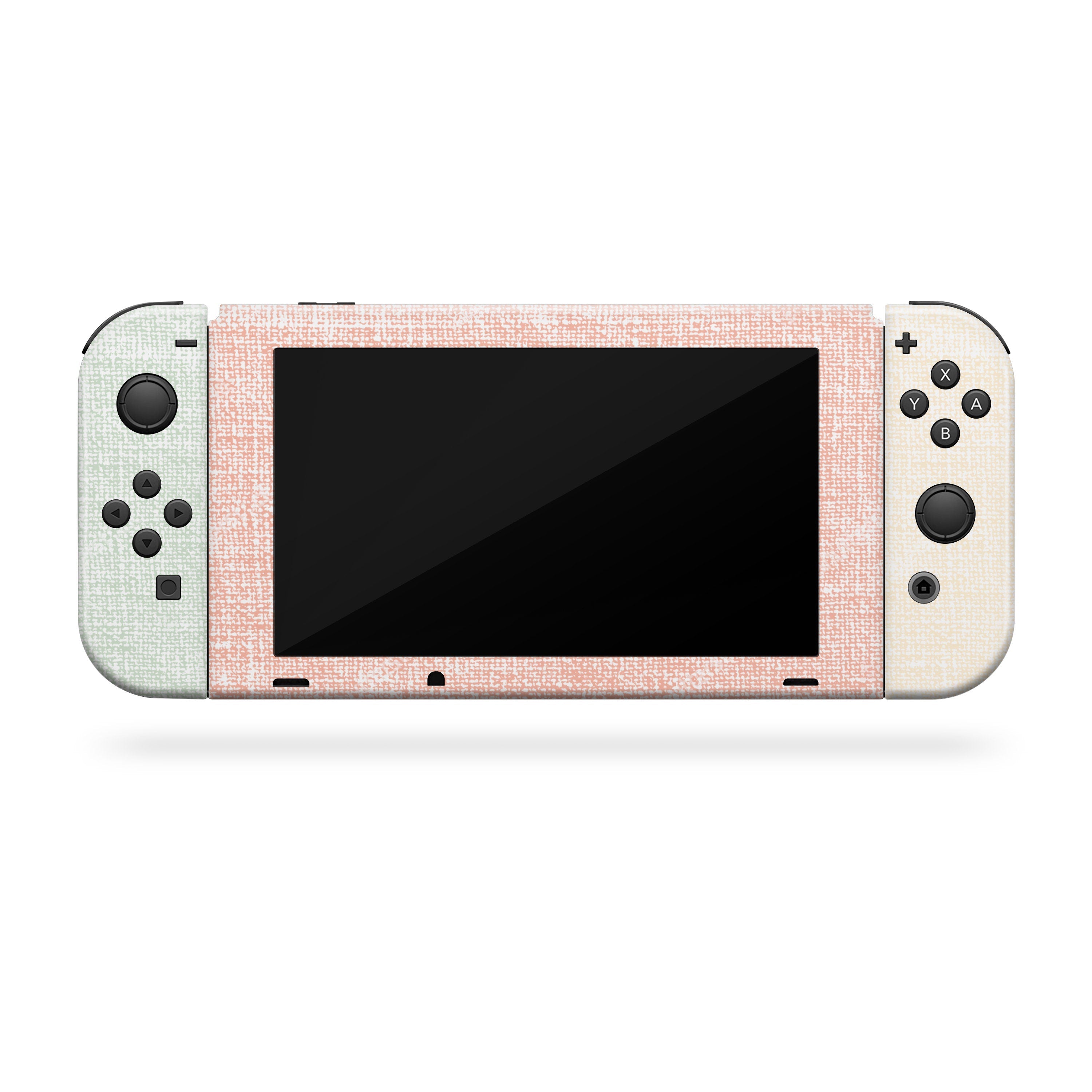 TACKY DESIGN Retro Colorwave Nintendo Switch Skin Wrap | Fabric Texture 3M Vinyl Cover - Tackydesign