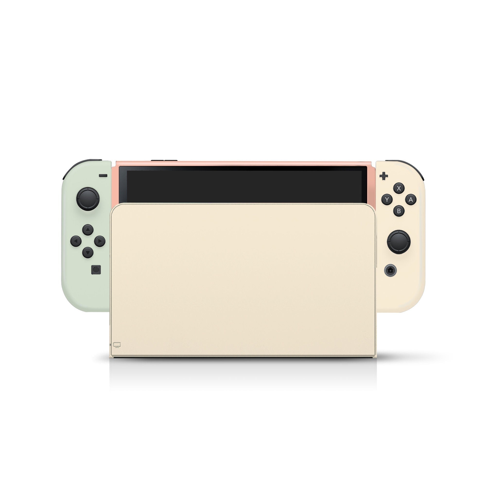 TACKY DESIGN Retro Nintendo Switch OLED Skin Wrap | Pastel Colorwave Color Blocking 3M Vinyl Full Cover - Tackydesign