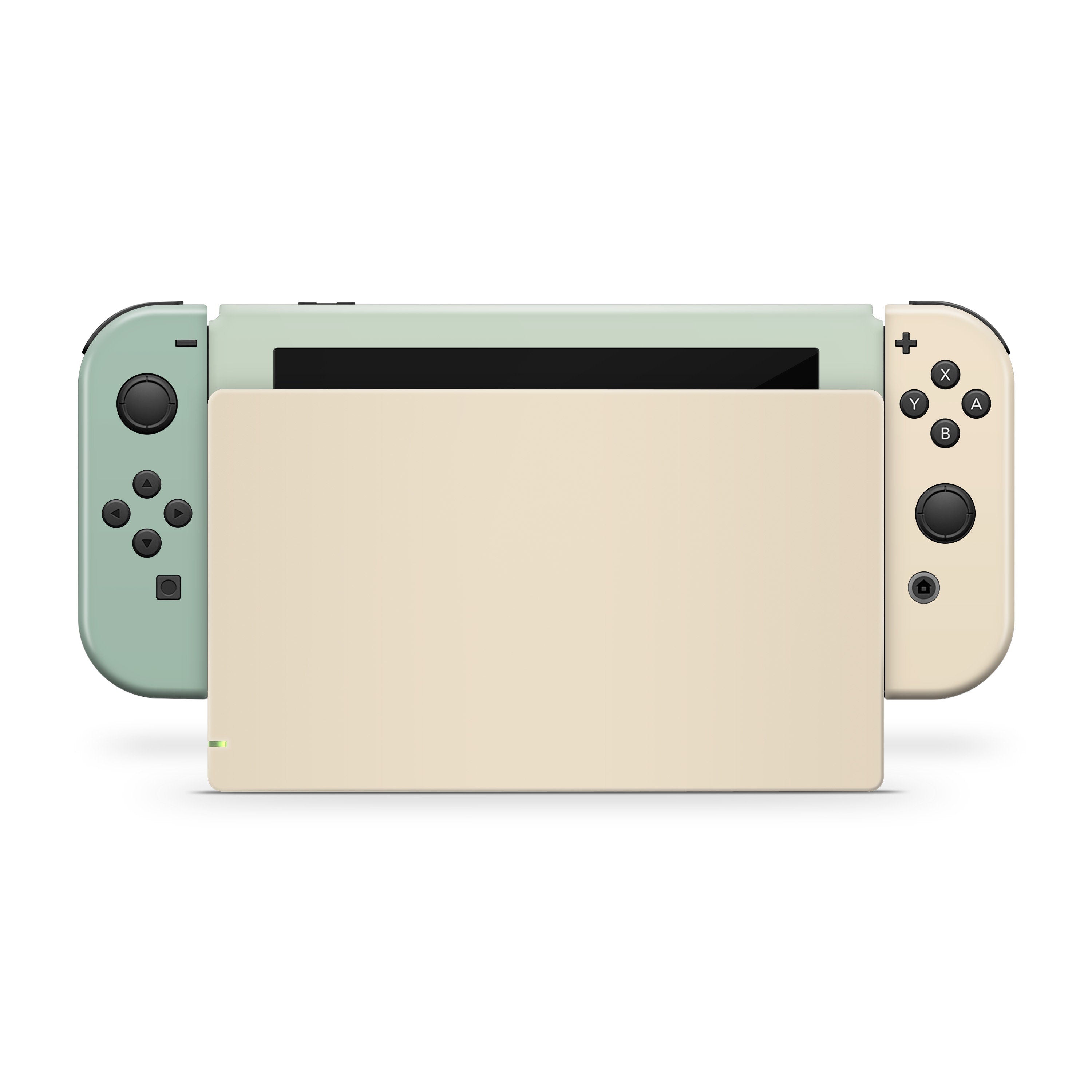 TACKY DESIGN Retro Nintendo Switch Skin Wrap | Color Blocking 3M Vinyl Full Cover - Tackydesign