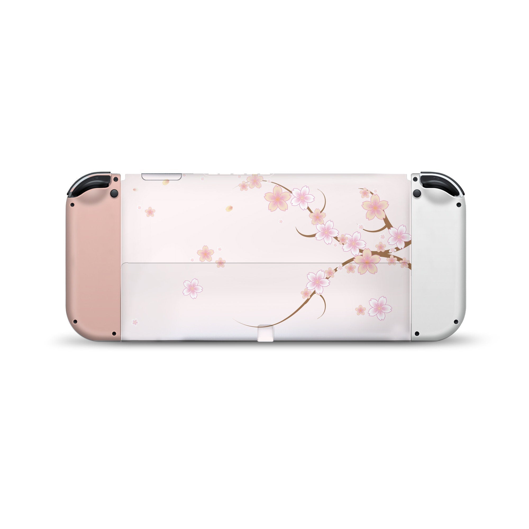 TACKY DESIGN Sakura Nintendo Switch OLED Skin Wrap | Cherry Blossom 3M Vinyl Full Cover - Tackydesign