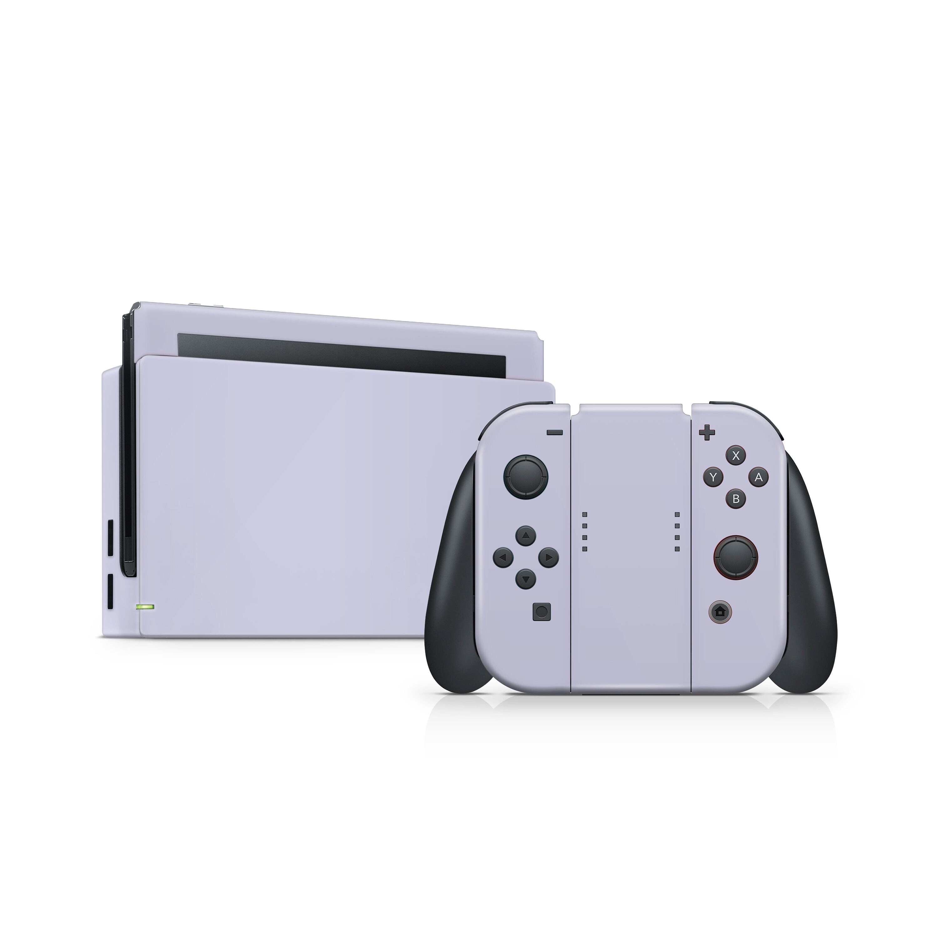 TACKY DESIGN Solid Color Nintendo Switch Skin Wrap | Pastel Colors 3M Vinyl Cover - Tackydesign