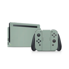 TACKY DESIGN Solid Color Nintendo Switch Skin Wrap | Pastel Green 3M Vinyl Full Cover - Tackydesign