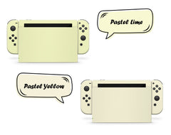 TACKY DESIGN Solid Nintendo Switch Skin Wrap | Solid Color Block 3M Vinyl Cover - Tackydesign