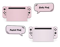TACKY DESIGN Solid Nintendo Switch Skin Wrap | Solid Color Block 3M Vinyl Cover - Tackydesign