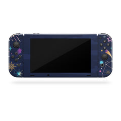 TACKY DESIGN Stars & Moon Nintendo Switch Skin Wrap | Blue Zodiac 3M Vinyl Cover - Tackydesign